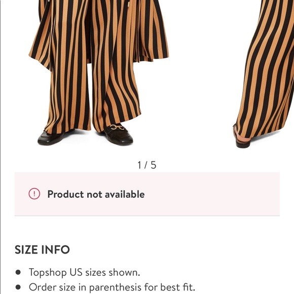 Top Shop Striped Wide Leg Pants 💖 - Picture 3 of 3